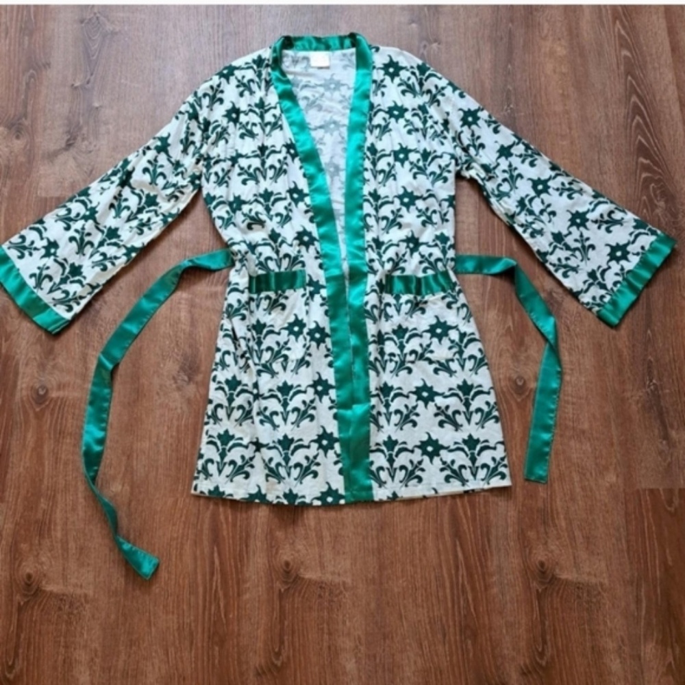 Vintage Cotton Floral Robe